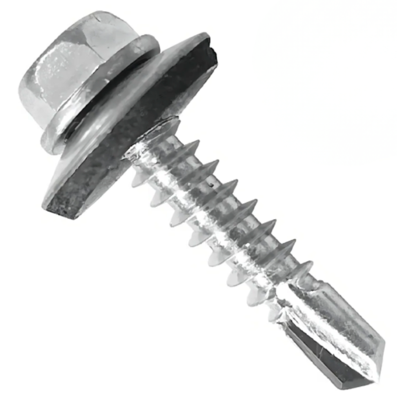 Tornillo Autoperforante Punta Broca 12x1 Hexagonal – Bolsa 100
