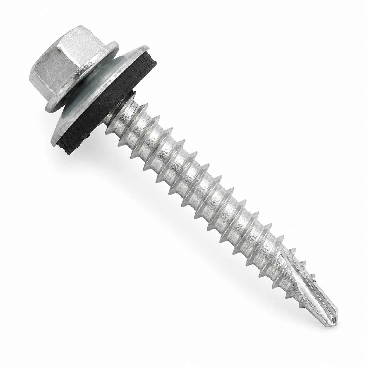 Tornillo Hexagonal Punta Espada con Golilla Zincado