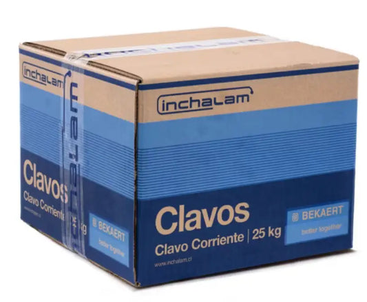 Clavo corriente 3" caja 25 kg Inchalam