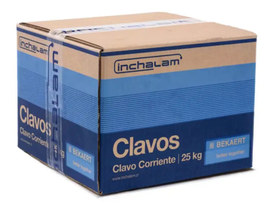 Clavo corriente 2 1/2" caja 25kg Inchalam