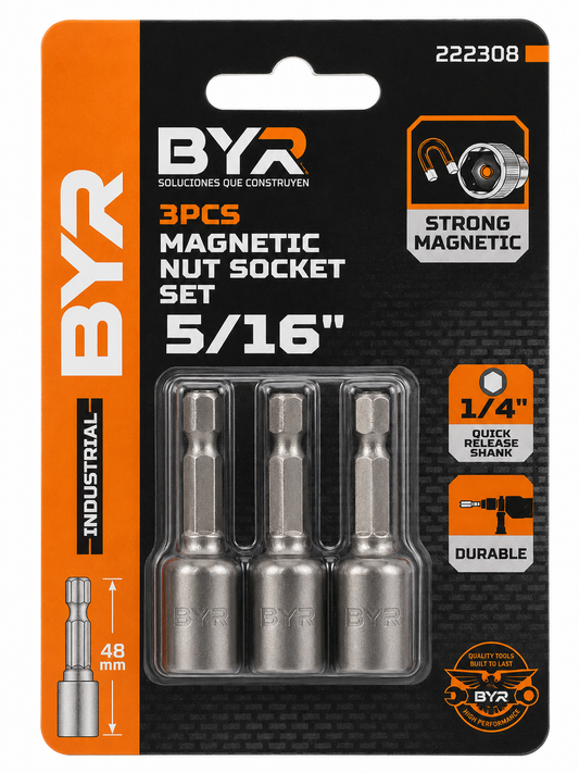 Set Adaptador Dado 5/16 pulgadas
