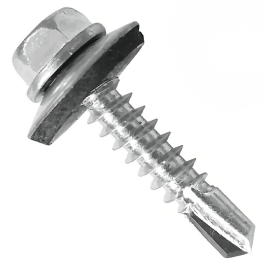 Tornillo hexagonal punta broca c/g 10x1/2" 100 unidades