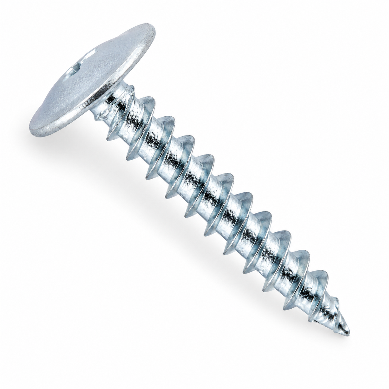 Tornillo Cabeza Lenteja Punta Fina Zincado