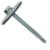 Tornillo hexagonal punta broca para policarbonato c/g ancha 12 x 2" 100 unidades