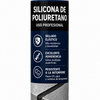 Silicona Poliuretano Negra Tubo 290ml