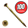 Tornillo turbo madera M5x80 PH2 Ferreconce bolsa 100 unidades