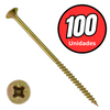 Tornillo turbo madera M6x100 PH3 Ferreconce bolsa 100 unidades