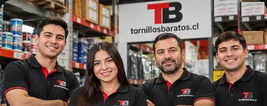 Equipo de tornillosbaratos.cl en nuestra bodega